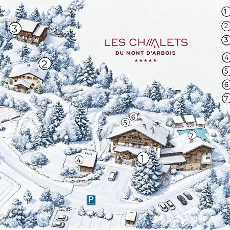 Les Du Mont D'arbois ホテル メジェーヴ